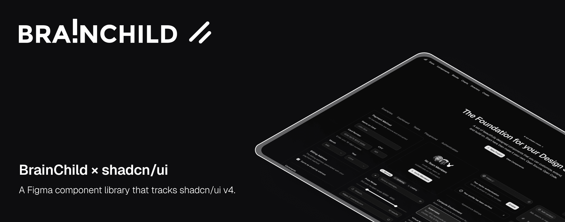 shadcn/ui — Figma Design System